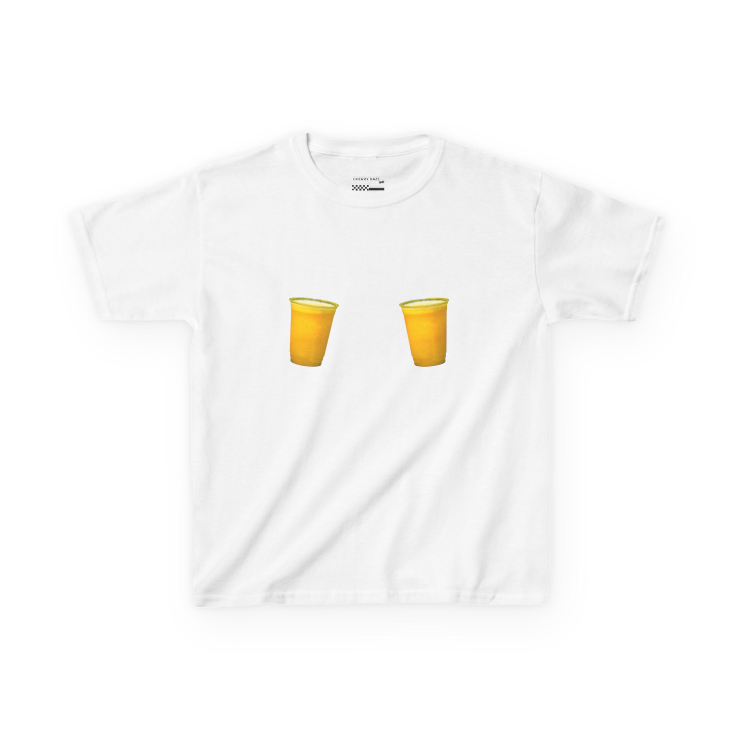 Yellow Cup Handful Baby Tee